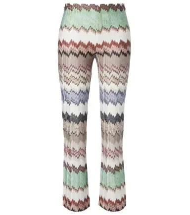 Missoni Zigzag lamé cropped straight pants | Thumbnail 1