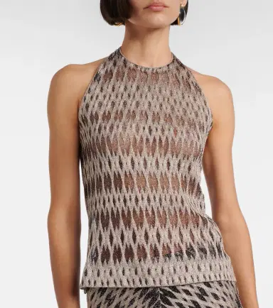 Missoni Halterneck lamé top | Thumbnail 4