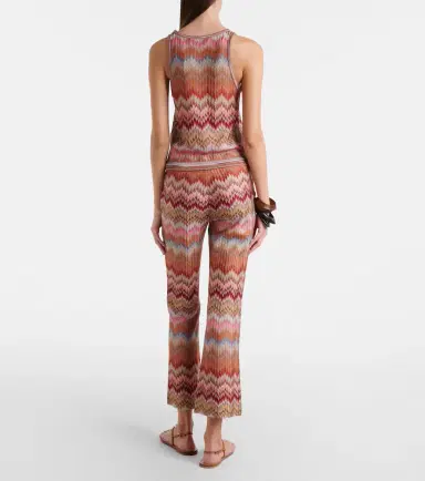 Missoni Zigzag high-rise cropped slim pants | Thumbnail 3