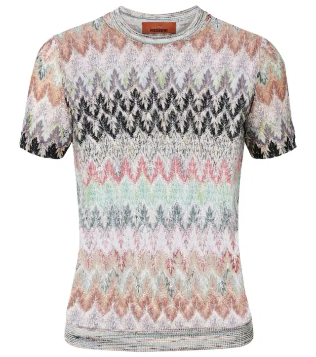 Missoni Zigzag lamé T-shirt