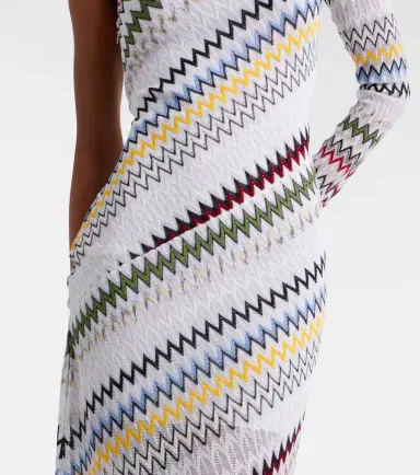 Missoni Zigzag asymmetric maxi dress | Thumbnail 4