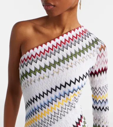 Missoni Zigzag asymmetric maxi dress | Thumbnail 5