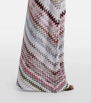 Missoni Zigzag asymmetric maxi dress | Thumbnail 6