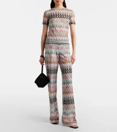 Missoni Zigzag lamé straight pants | Thumbnail 3