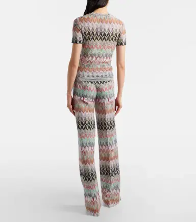 Missoni Zigzag lamé straight pants | Thumbnail 5