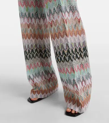 Missoni Zigzag lamé straight pants | Thumbnail 6