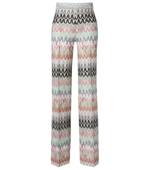 Missoni Zigzag lamé straight pants