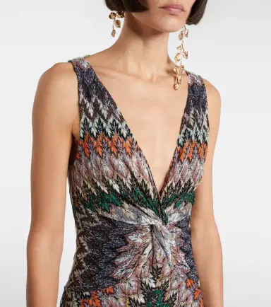 Missoni Zigzag lamé maxi dress | Thumbnail 2