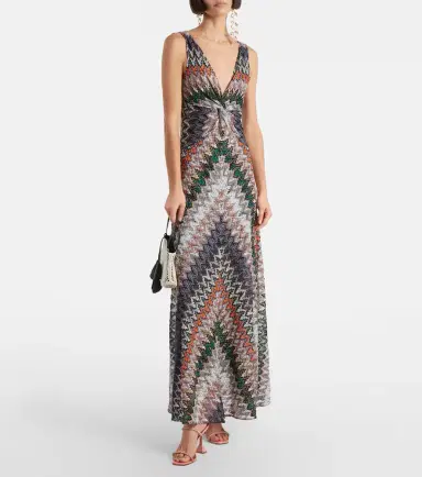 Missoni Zigzag lamé maxi dress | Thumbnail 4
