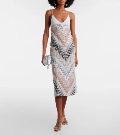 Missoni Zigzag lamé midi dress | Thumbnail 2