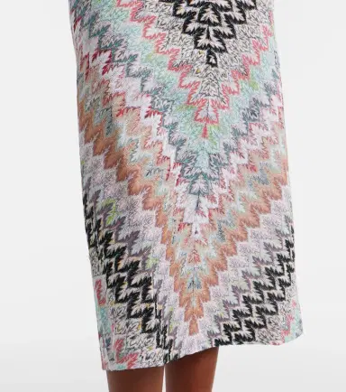 Missoni Zigzag lamé midi dress | Thumbnail 3