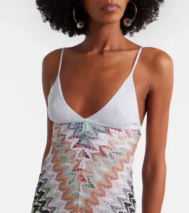 Missoni Zigzag lamé midi dress | Thumbnail 4