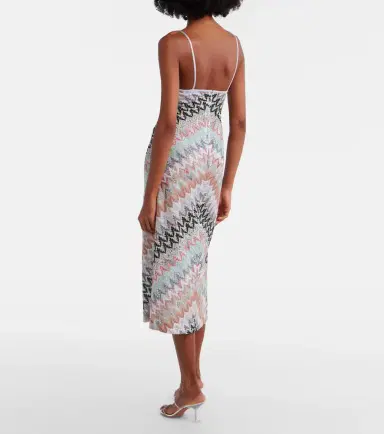 Missoni Zigzag lamé midi dress | Thumbnail 5