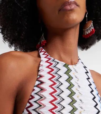 Missoni Zigzag knitted maxi dress | Thumbnail 2