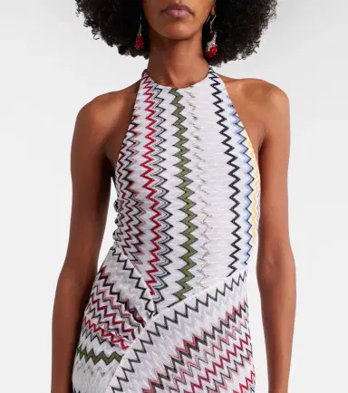 Missoni Zigzag knitted maxi dress | Thumbnail 3