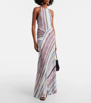 Missoni Zigzag knitted maxi dress | Thumbnail 6
