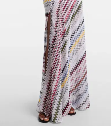 Missoni Zigzag knitted maxi dress | Thumbnail 7