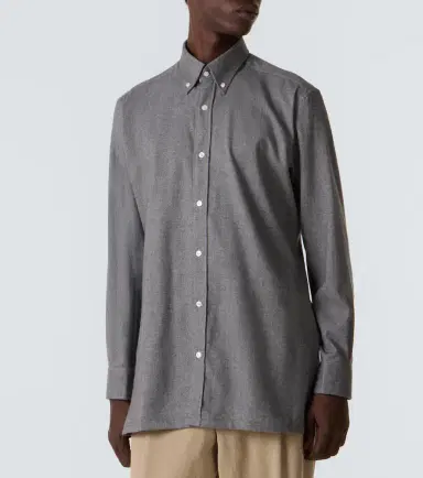 Charvet Cotton flannel shirt | Thumbnail 2 Charvet Cotton flannel shirt | Thumbnail 2