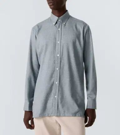 Charvet Cotton flannel shirt | Thumbnail 4 Charvet Cotton flannel shirt | Thumbnail 4