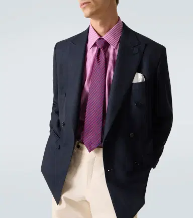 Charvet Striped cotton poplin shirt | Thumbnail 5 Charvet Striped cotton poplin shirt | Thumbnail 5