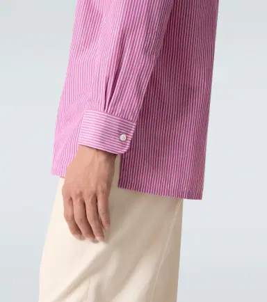 Charvet Striped cotton poplin shirt | Thumbnail 7 Charvet Striped cotton poplin shirt | Thumbnail 7
