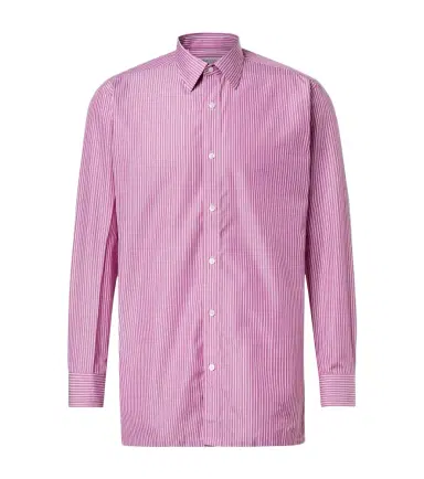 Charvet Striped cotton poplin shirt | Thumbnail 1 Charvet Striped cotton poplin shirt | Thumbnail 1