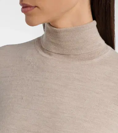 Gabriela Hearst Wool, cashmere, and silk turtleneck top | Thumbnail 2