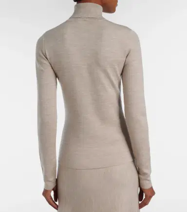 Gabriela Hearst Wool, cashmere, and silk turtleneck top | Thumbnail 5