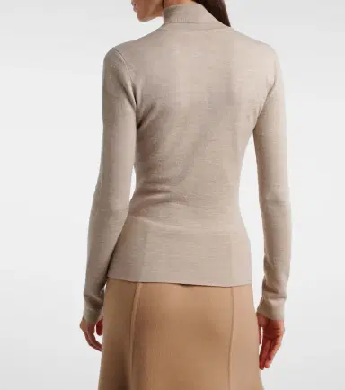 Gabriela Hearst Wool, cashmere, and silk turtleneck top | Thumbnail 7