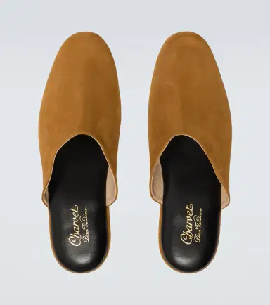 Charvet Leather-lined suede slippers | Thumbnail 3 Charvet Leather-lined suede slippers | Thumbnail 3