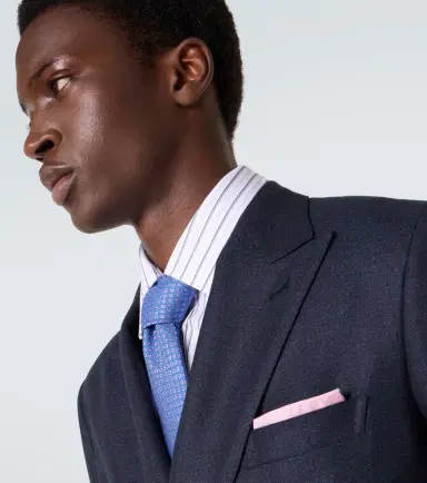 Charvet Polka-dot silk jacquard tie | Thumbnail 3