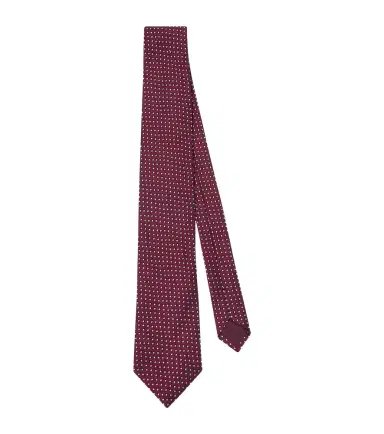 Charvet Polka-dot silk jacquard tie | Thumbnail 1 Charvet Polka-dot silk jacquard tie | Thumbnail 1