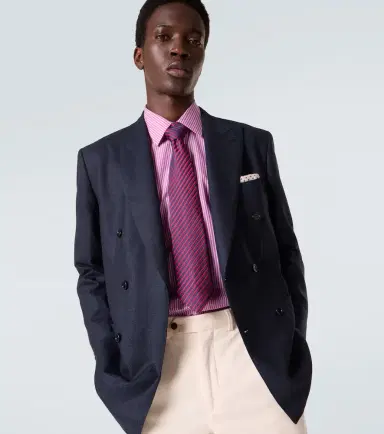 Charvet Striped silk jacquard tie | Thumbnail 2 Charvet Striped silk jacquard tie | Thumbnail 2