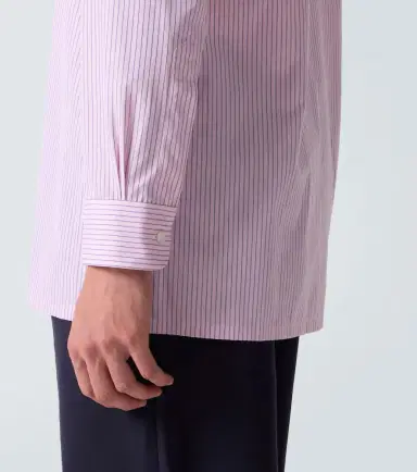 Charvet Striped cotton poplin shirt | Thumbnail 2 Charvet Striped cotton poplin shirt | Thumbnail 2