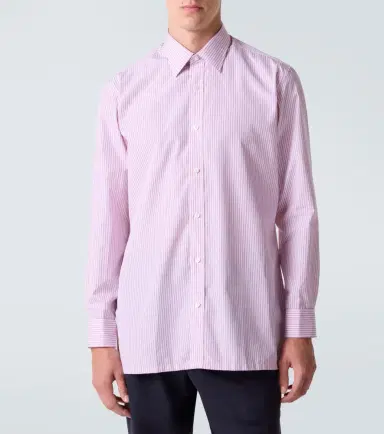 Charvet Striped cotton poplin shirt | Thumbnail 3 Charvet Striped cotton poplin shirt | Thumbnail 3
