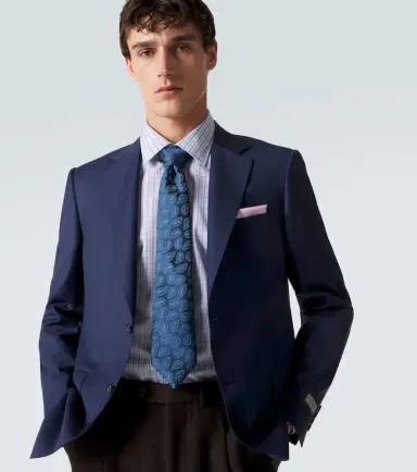 Charvet Silk jacquard tie | Thumbnail 3 Charvet Silk jacquard tie | Thumbnail 3
