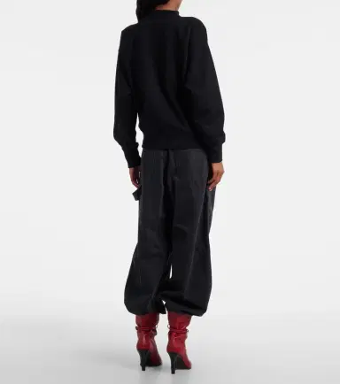 Marant Étoile Moby logo cotton-blend fleece sweatshirt | Thumbnail 6 Marant Étoile Moby logo cotton-blend fleece sweatshirt | Thumbnail 6