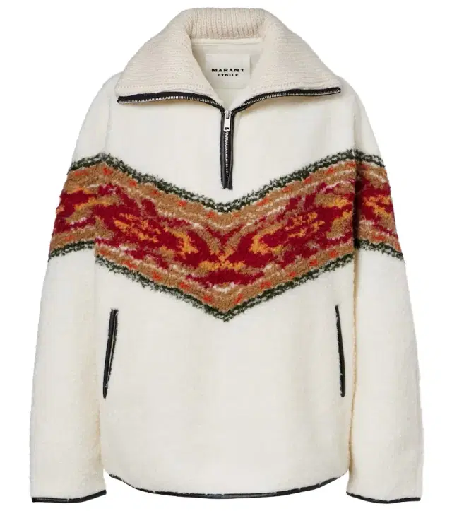Marant Etoile Marner fleece zip-up sweater