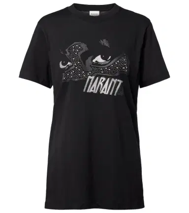 Marant Étoile Zoeline printed cotton jersey T-shirt | Thumbnail 1