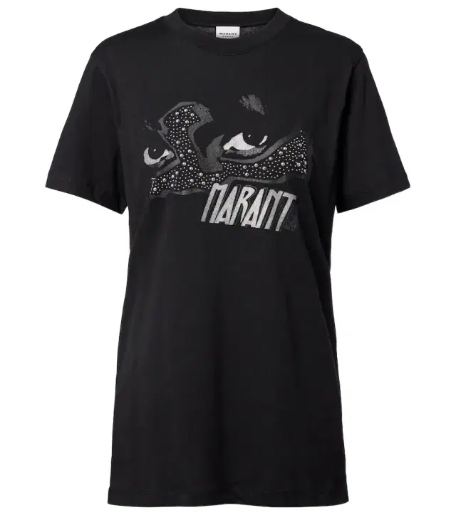 Zoeline printed cotton jersey T-shirt