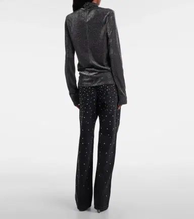 Marant Etoile Jadia jersey lamé turtleneck top | Thumbnail 3 Marant Etoile Jadia jersey lamé turtleneck top | Thumbnail 3