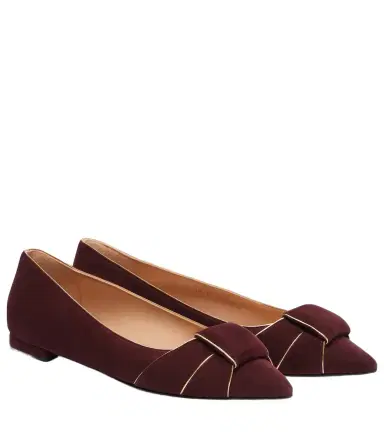 Gianvito Rossi Suede ballet flats | Thumbnail 1 Gianvito Rossi Suede ballet flats | Thumbnail 1