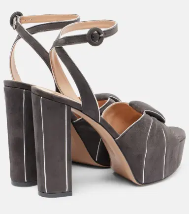 Gianvito Rossi 125 suede platform sandals | Thumbnail 3 Gianvito Rossi 125 suede platform sandals | Thumbnail 3