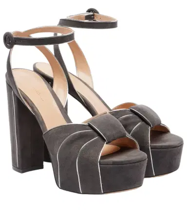 Gianvito Rossi 125 suede platform sandals | Thumbnail 1 Gianvito Rossi 125 suede platform sandals | Thumbnail 1
