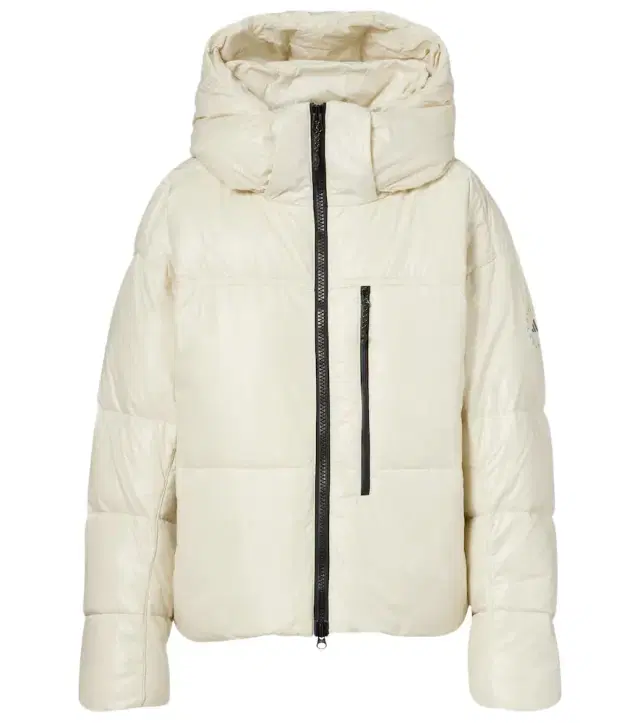 Hooded cropped jacket