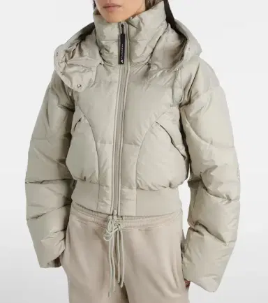 adidas by Stella McCartney Quilted cropped puffer jacket | Thumbnail 2