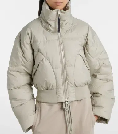 adidas by Stella McCartney Quilted cropped puffer jacket | Thumbnail 7