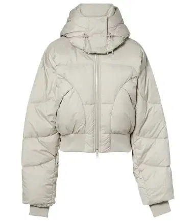 adidas by Stella McCartney Quilted cropped puffer jacket | Thumbnail 1