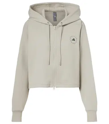 Adidas by Stella McCartney Logo cotton-blend jersey hoodie | Thumbnail 1