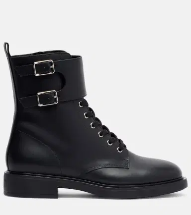 Gianvito Rossi Ripley leather combat boots | Thumbnail 2 Gianvito Rossi Ripley leather combat boots | Thumbnail 2